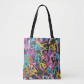 Graffiti Kunst Tote Bag (Voorkant)