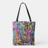 Graffiti Kunst Tote Bag (Achterkant)