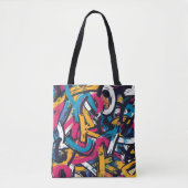 Graffiti Kunst Tote Bag (Voorkant)