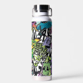 Graffiti-kunst Waterfles (Achterkant)