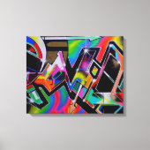 Graffiti — kunstdrukwerk canvas afdruk (Voorkant)