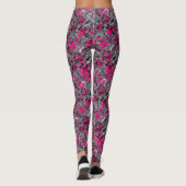 Graffiti Kunstenaar ABC's Scherp Rebels Leggings (Achterkant)