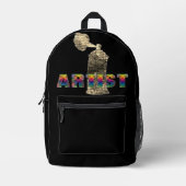 Graffiti kunstenaar Kleurrijke Spray Can Rugzak (Voorkant)