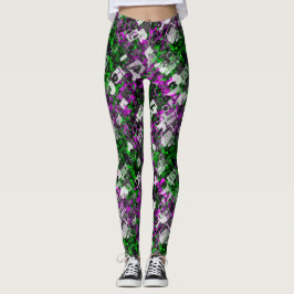 Graffiti kunstenaar Paint Splash Splattered Edgy R Leggings