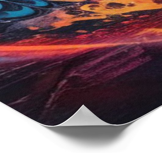 Graffiti Kunstenaar Poster (Hoek)