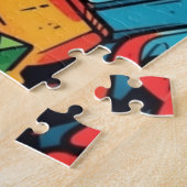 Graffiti-kunstpuzzel Legpuzzel (Zijkant)