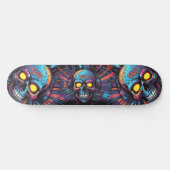 Graffiti kunstschedel Cyberpunk 2 Persoonlijk Skateboard (Horizontaal)
