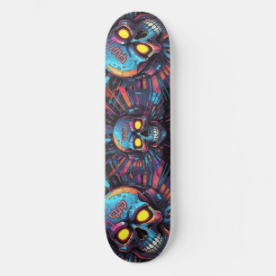 Graffiti kunstschedel Cyberpunk 2 Persoonlijk Skateboard