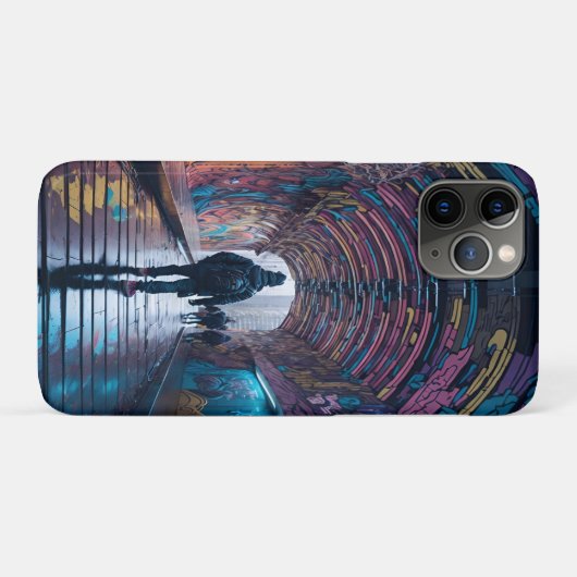 Graffiti Kunsttunnel Case-Mate iPhone Case (Achterkant (horizontaal))