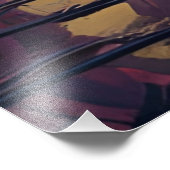 Graffiti Kunsttunnel Foto Afdruk (Hoek)