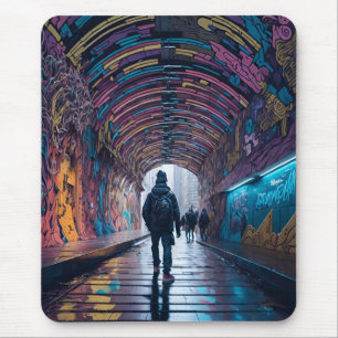Graffiti Kunsttunnel Muismat