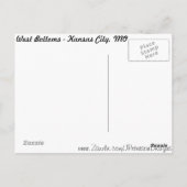 Graffiti-kunstwerk in het westen van de Bottoms #  Briefkaart (Achterkant)