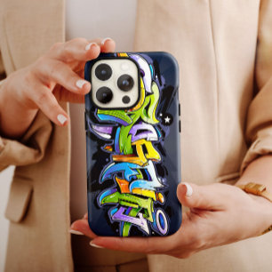 Graffiti Label Stijlvol Hoesje iPhone 14 Hoesje-