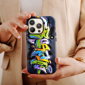 Graffiti Label Stijlvol Hoesje | iPhone 14 Hoesje-
