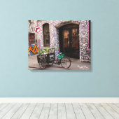 Graffiti Laneway Wrapped Canvas Print (Insitu (Houten vloer))