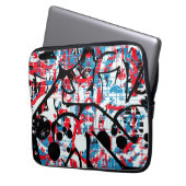 Graffiti Laptop Sleeve (Voorkant Links)