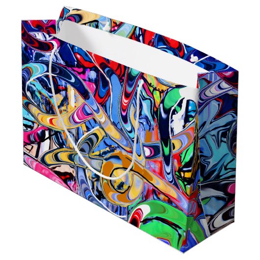 Graffiti Large Cadeautasje (Achterkant Gekanteld)
