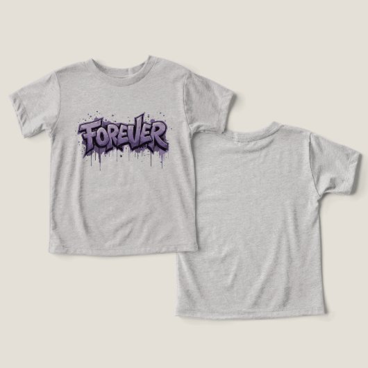 Graffiti Lavender Infinity "VOOR ALTIJD" (Ontwerp Voorkant & Achterkant)