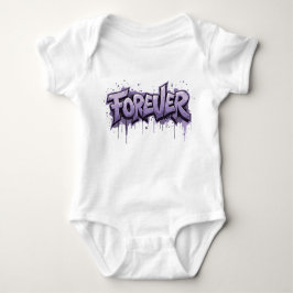 Graffiti Lavender Infinity "VOOR ALTIJD" Romper