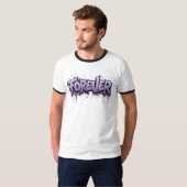 Graffiti Lavender Infinity "VOOR ALTIJD" T-shirt (Voorkant volledig)