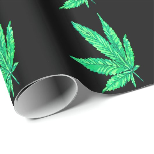 Graffiti Leaf Cadeaupapier (Rol Hoek)