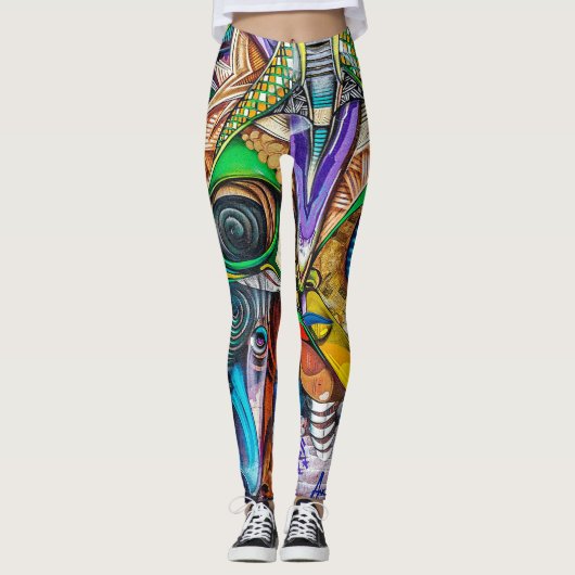 Graffiti Leggings (Voorkant)