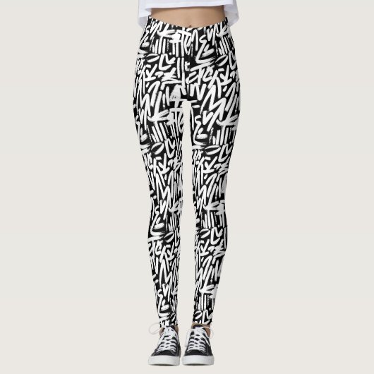 Graffiti Leggings (Voorkant)