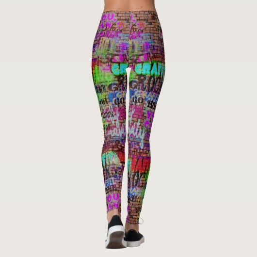 Graffiti Leggings (Achterkant)