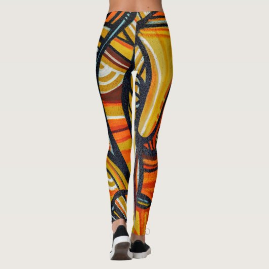 Graffiti Leggings (Achterkant)