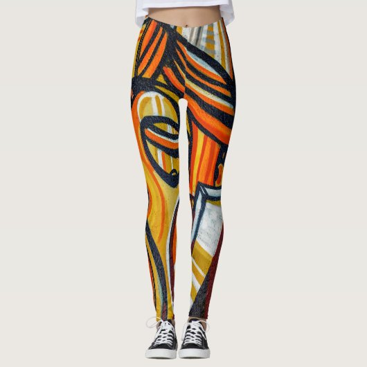 Graffiti Leggings (Voorkant)