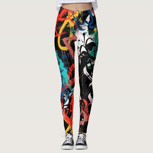 Graffiti Leggings (Voorkant)