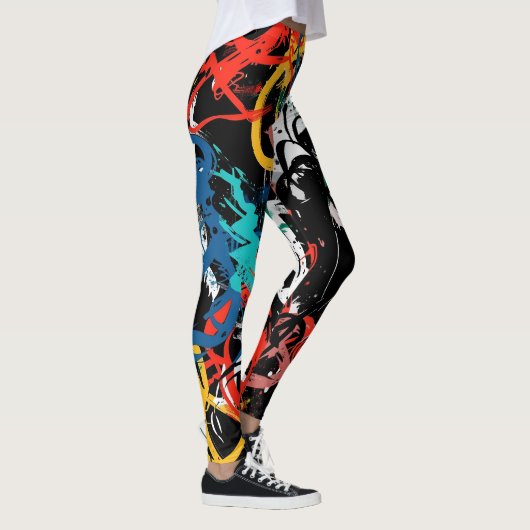 Graffiti Leggings (Rechts)