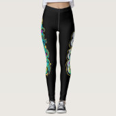 Graffiti-Leggings Leggings (Voorkant)