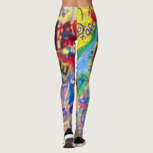 Graffiti-Leggings Leggings (Achterkant)