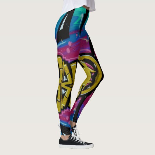 Graffiti-leggings. Leggings (Rechts)