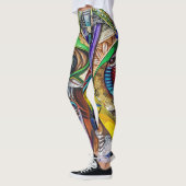 Graffiti-leggings Leggings (Links)