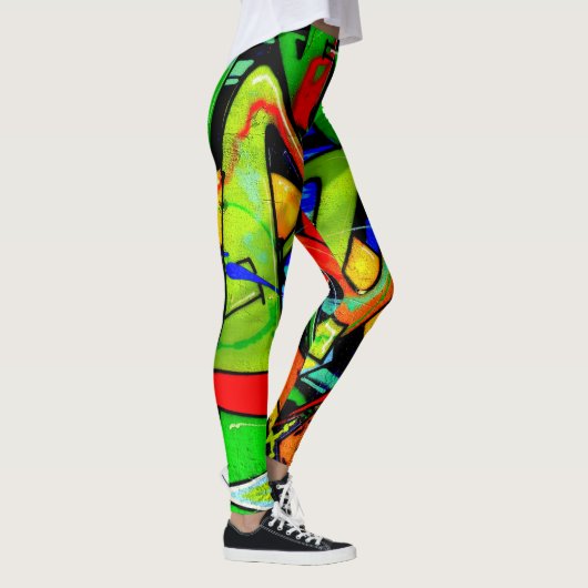 Graffiti-leggings. Leggings (Rechts)