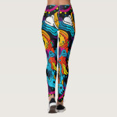 Graffiti-Leggings Leggings (Achterkant)