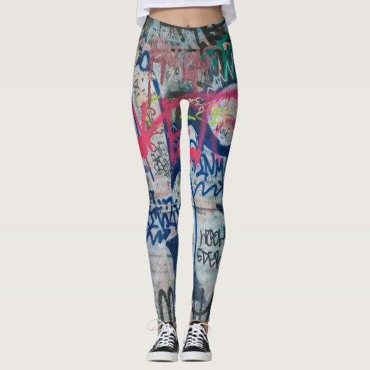 Graffiti-Leggings Leggings (Voorkant)