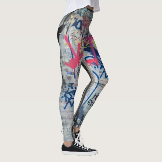 Graffiti-Leggings Leggings (Rechts)