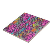 Graffiti Leopard Pattern Colorful Abstracte Art Tegeltje (Zijkant)