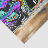 Graffiti Letter Stedelijke Straat Muur Kunst Tissuepapier (Detail)