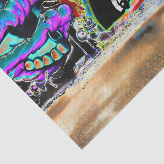 Graffiti Letter Urban Street Wall Art Tissuepapier (Detail)