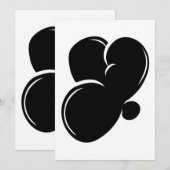 Graffiti letters letter Y Essential  Kaart (Voorkant / Achterkant)