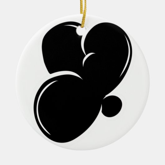 Graffiti letters Y Essential Keramisch Ornament (Voorkant)