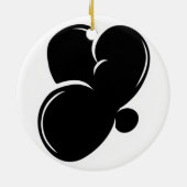 Graffiti letters Y Essential Keramisch Ornament (Achterkant)