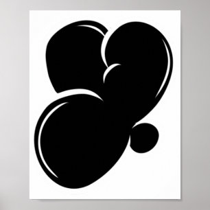 Graffiti letters Y Essential Poster