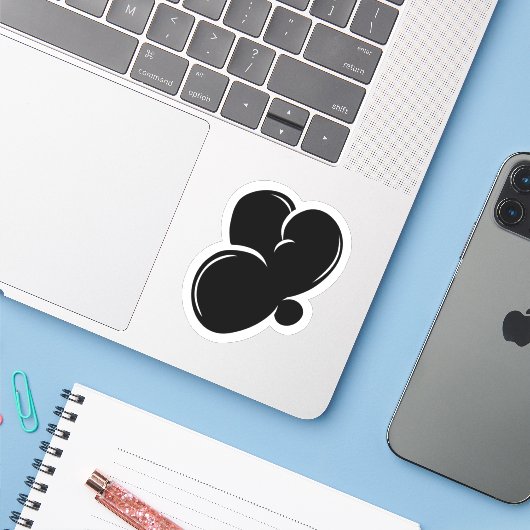 Graffiti letters Y Essential Sticker (Laptop met iPhone)