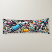 Graffiti Lichaamskussen (Achterkant)