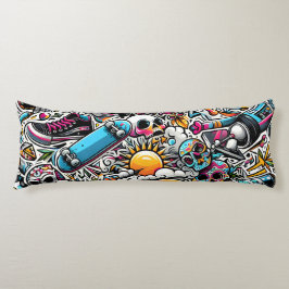 Graffiti Lichaamskussen